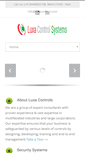 Mobile Screenshot of luxacontrols.com